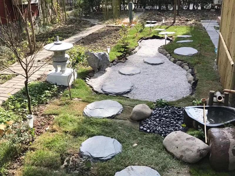 圆形踏步石
